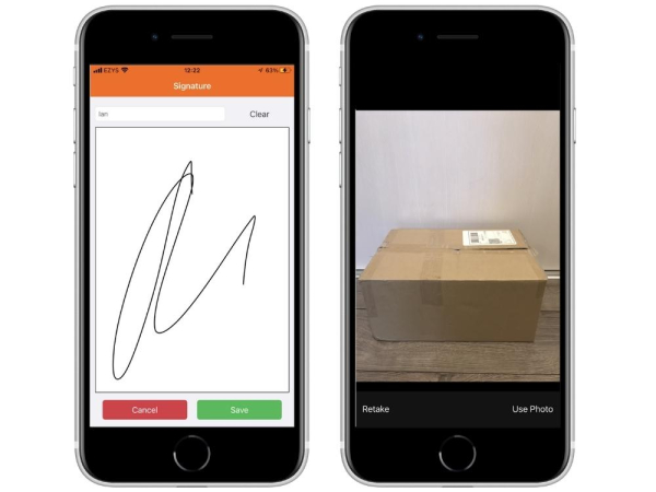 Contactless delivery routing solution