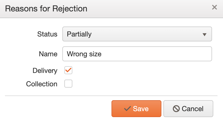 DIFOT add reason for rejection in Track POD