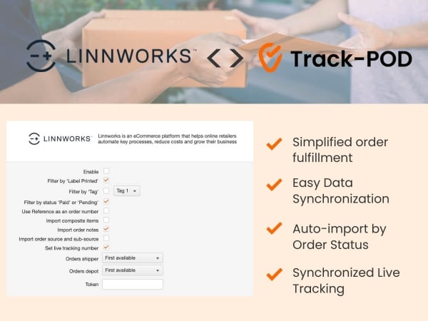Linnworks track pod integration