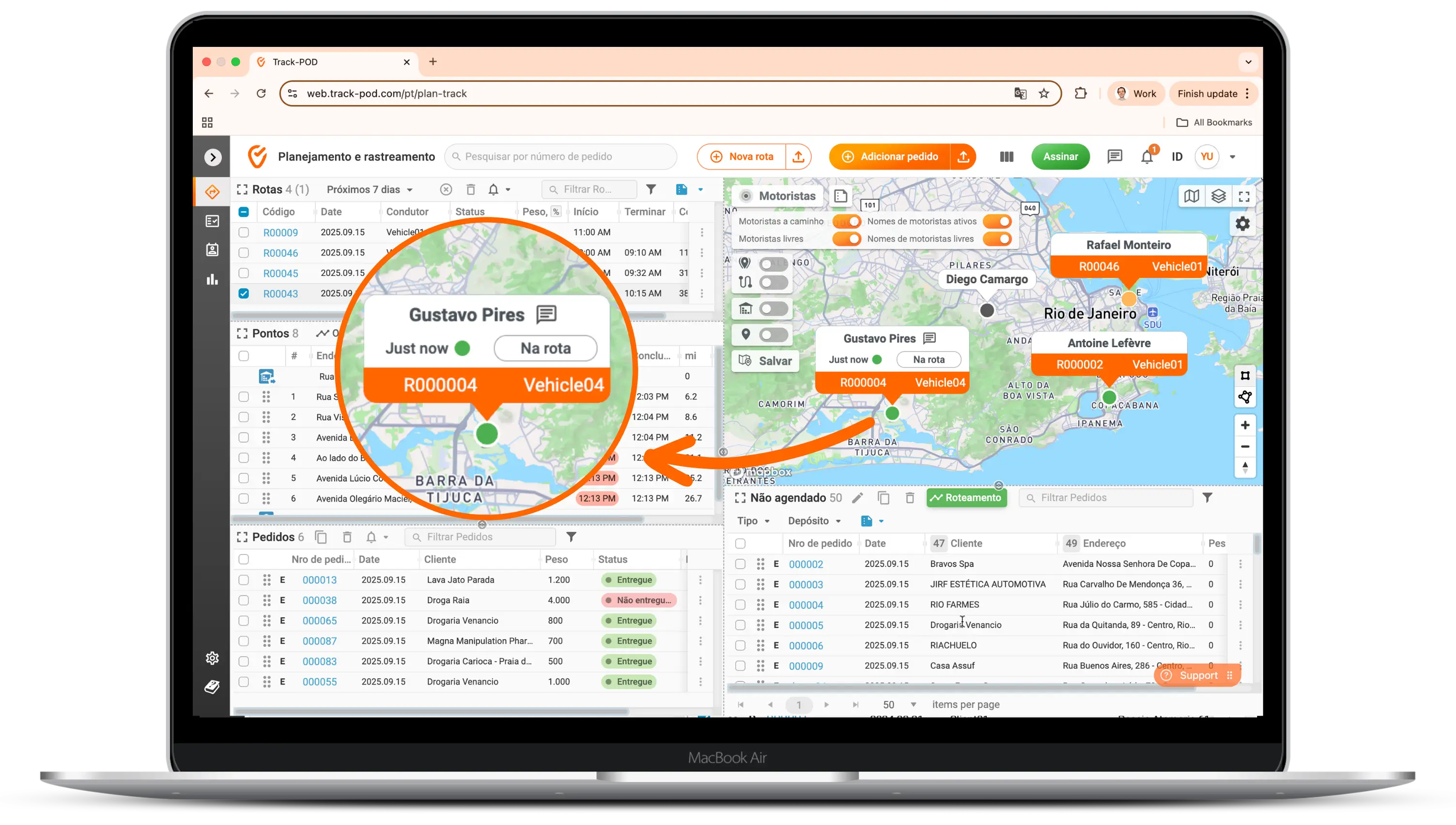 Aplicacao Track POD para o seu back office