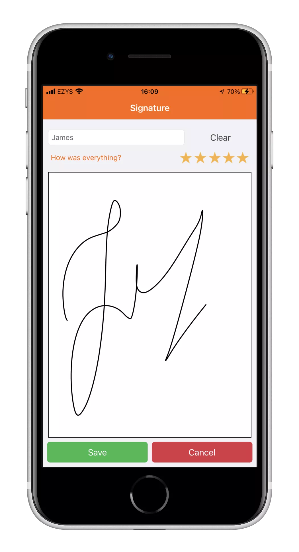 Real time feedback on delivery