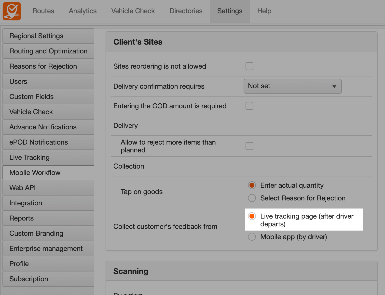 Switch Tracking Feedback NEW: Real-time Feedback Notifications for Customers | Track-POD