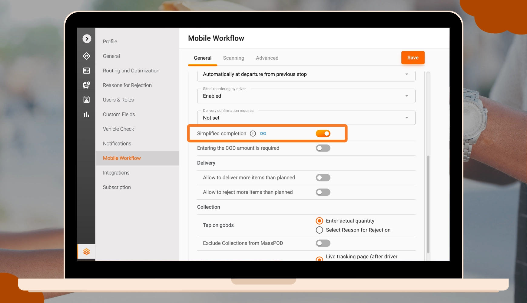 Blog settings