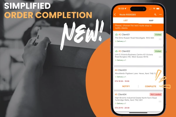 simplified order completion for streamlined order workflow