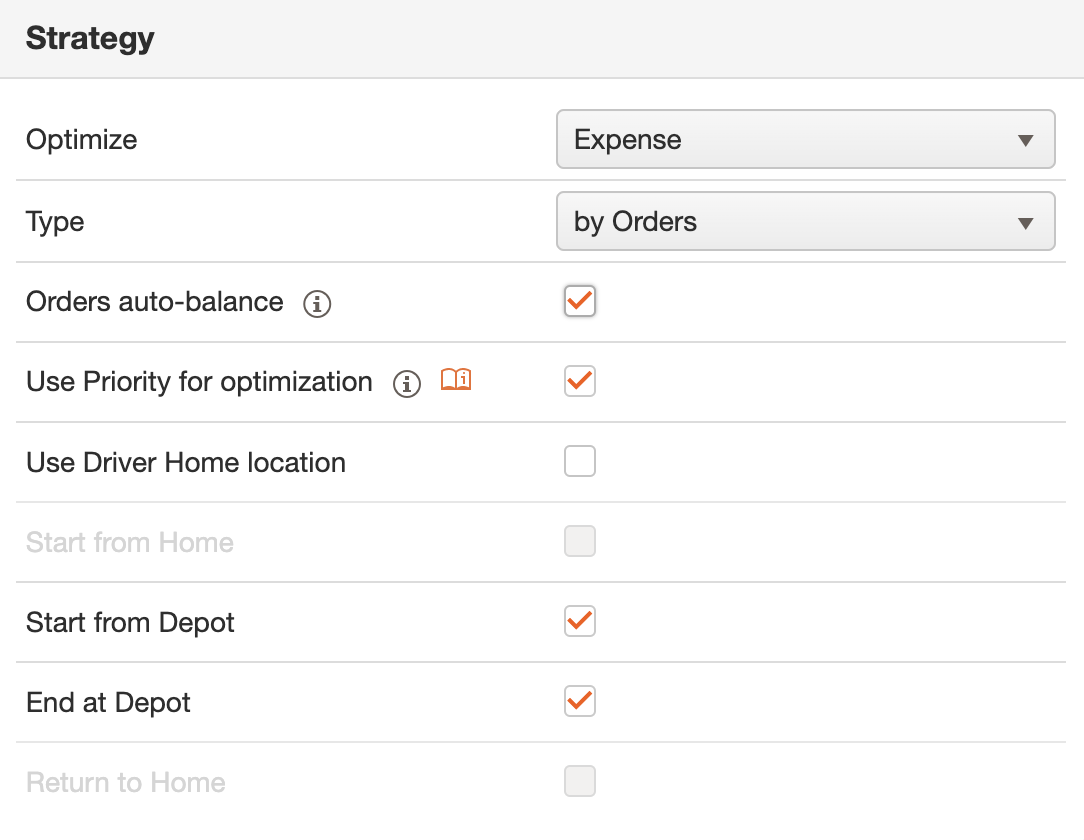 Track POD optimization by expenses