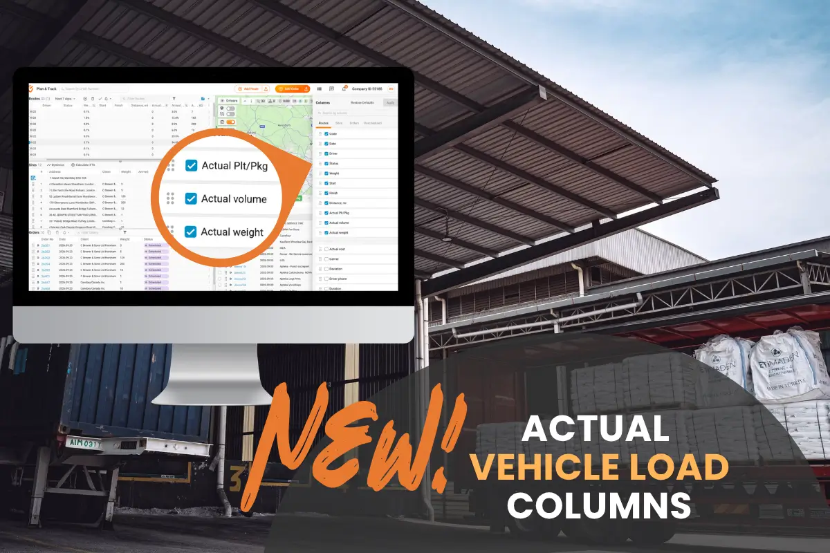 PU Actual Vehicle Load Columns Featured