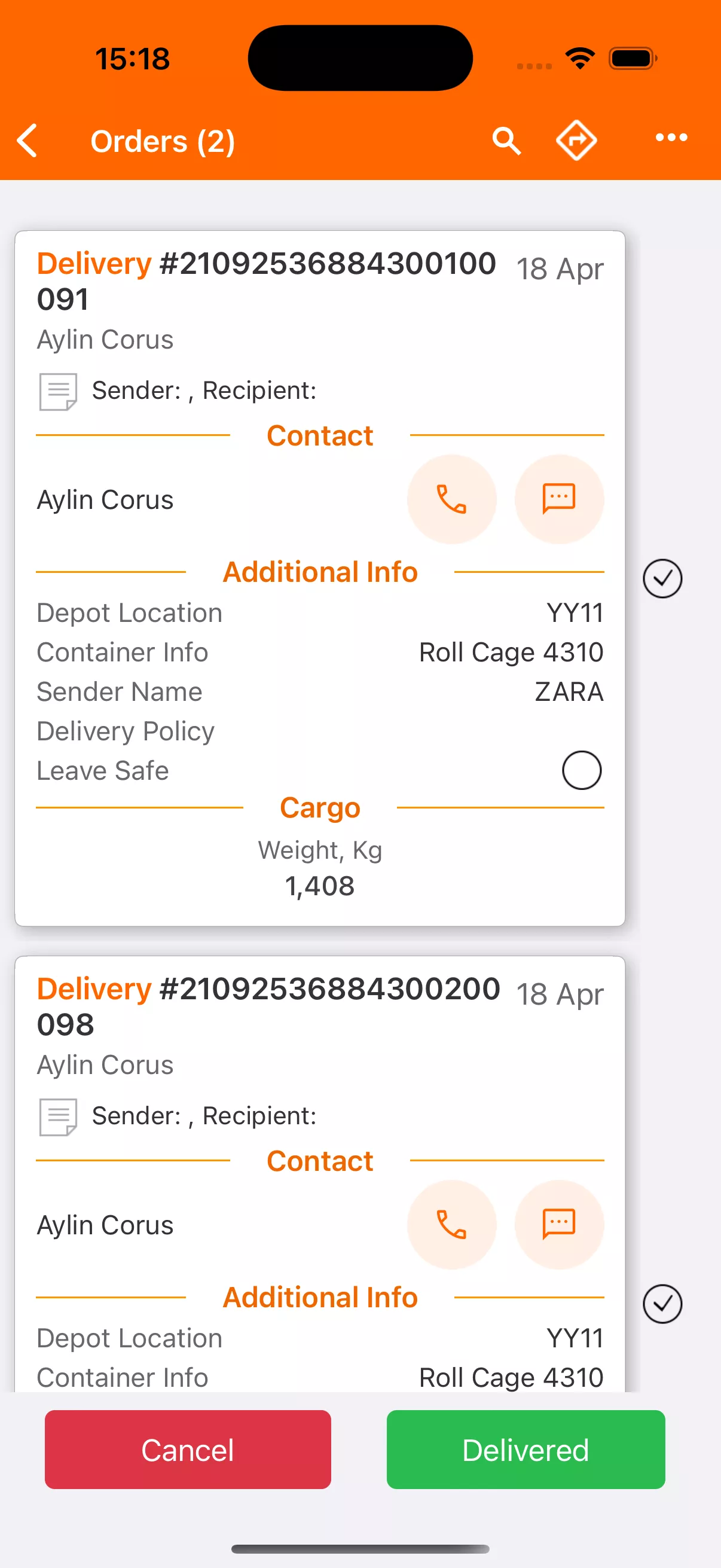 Custom field available on mobile