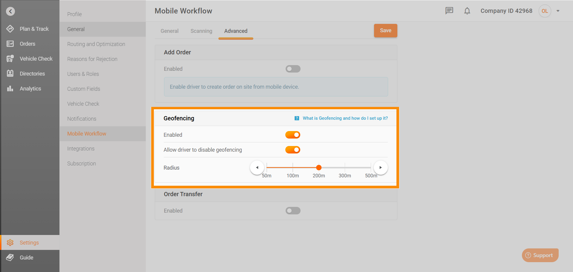 Geofencing for deliveries