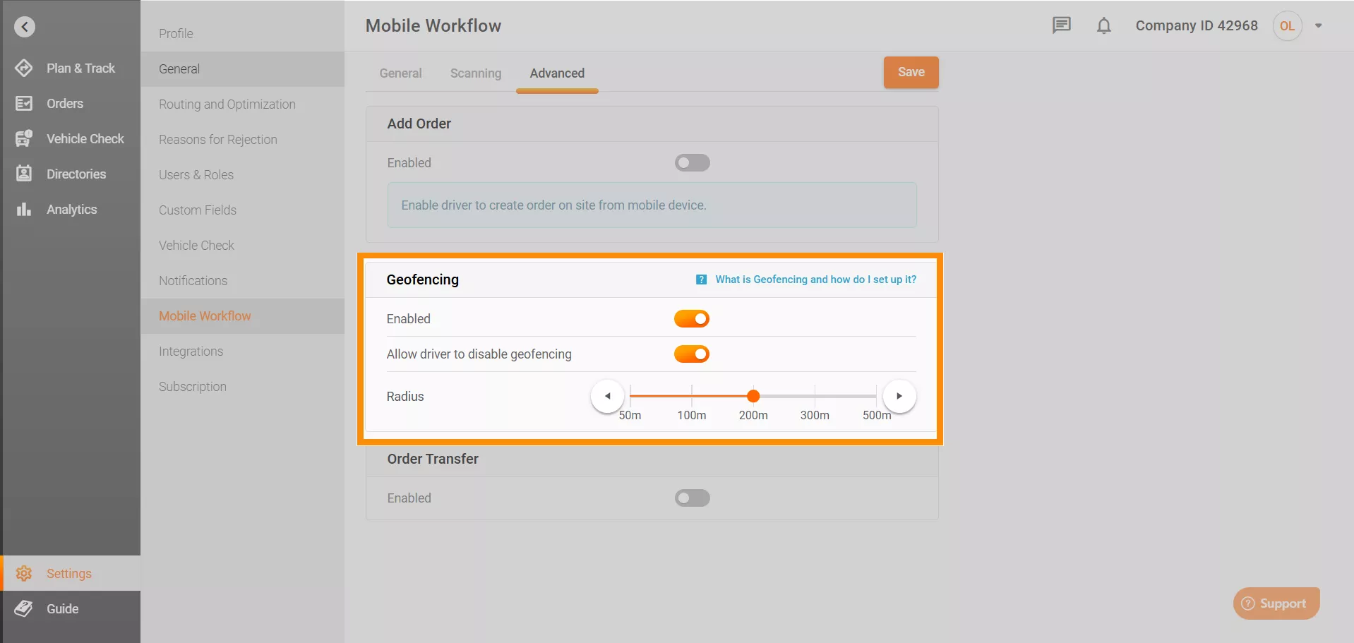 Geofencing for deliveries