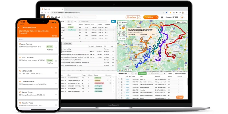 Track-POD provides the best route optimization software for HVAC dispatching