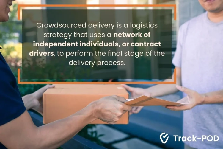 crowdsourced delivery definition