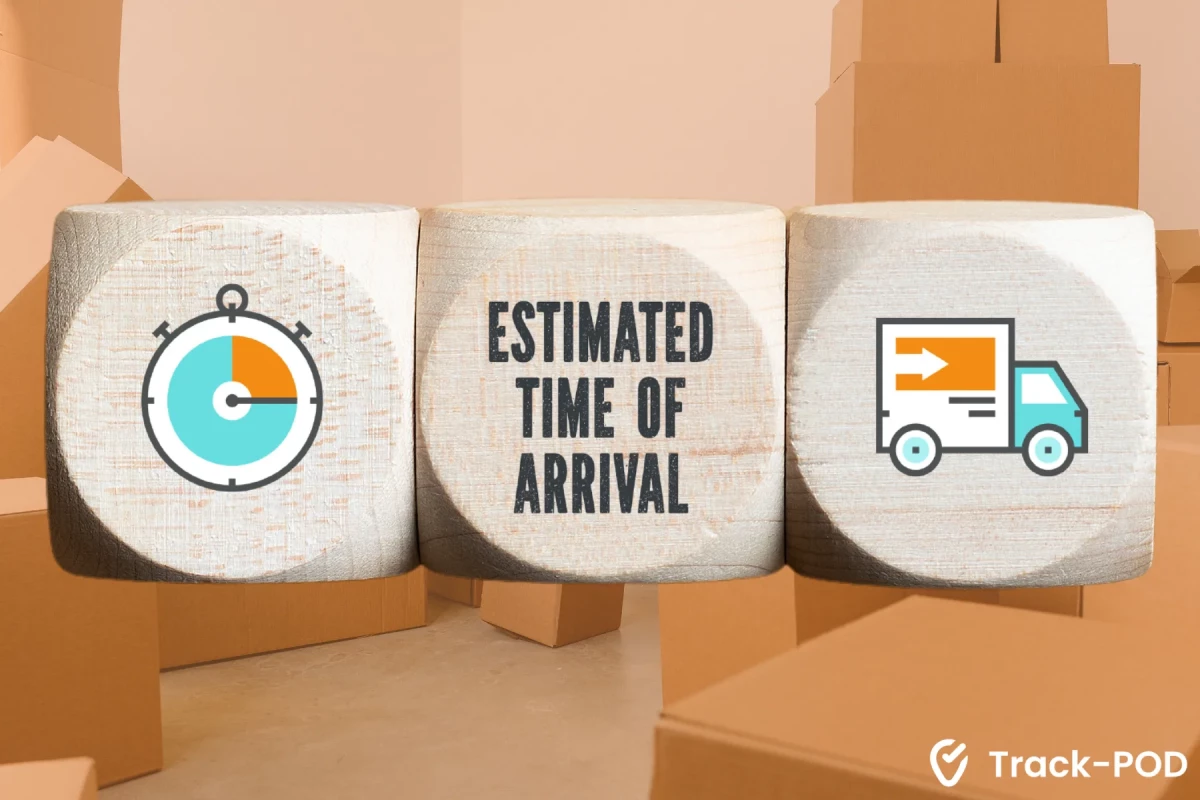 estimated arrival time Track POD driver app