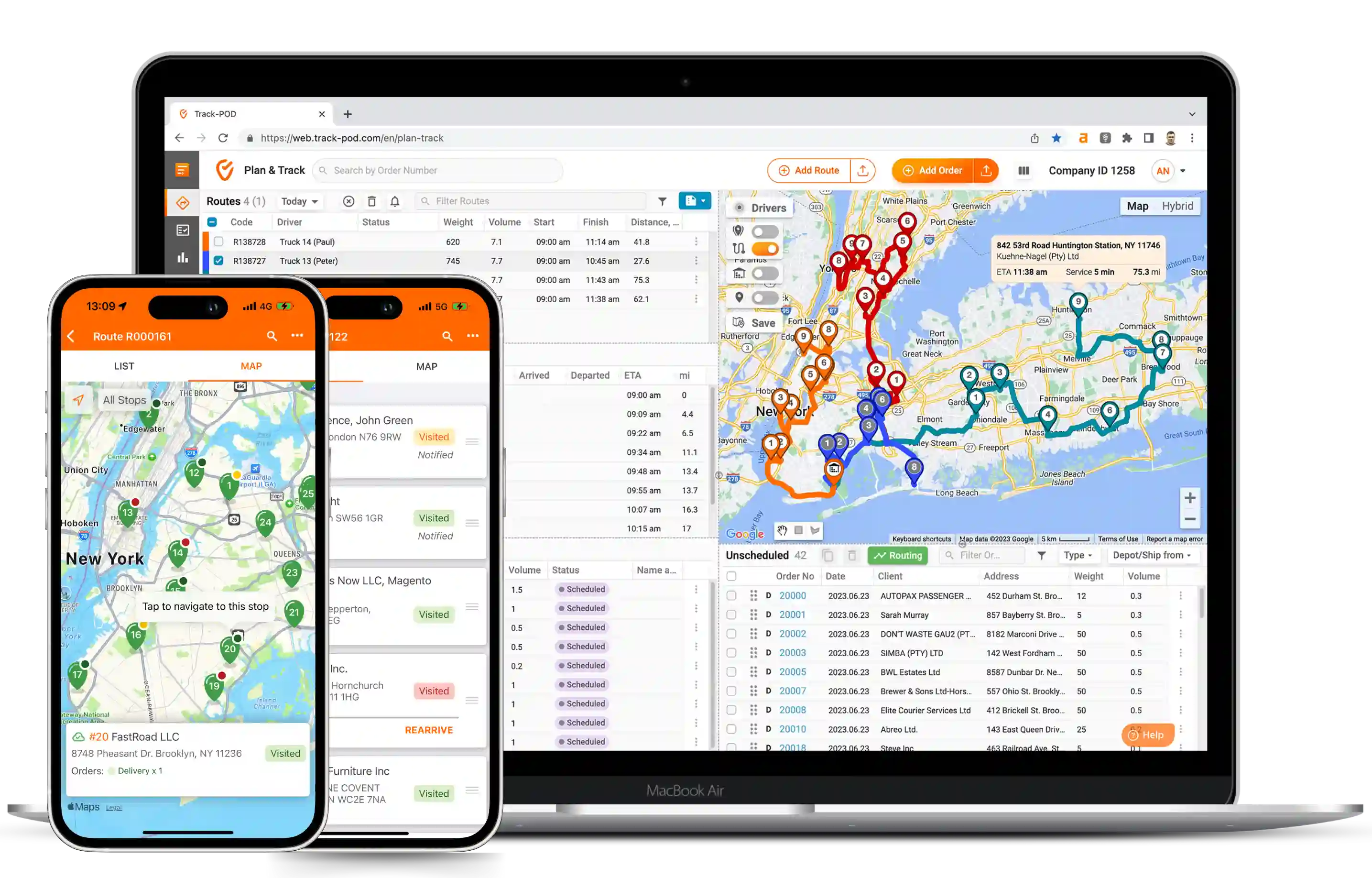 Track-POD provides a free software trial for dispatchers