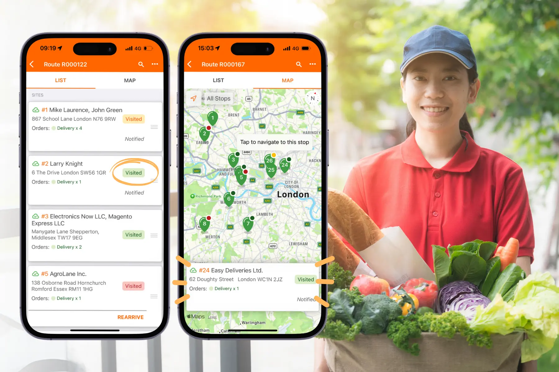 Track-POD provides excellent order routing capabilities for businesses in food warehousing distribution