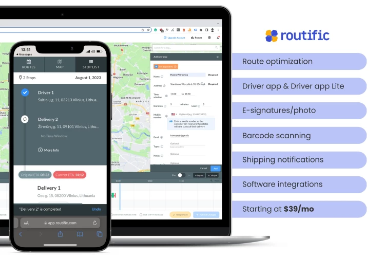 routific grocery delivery software