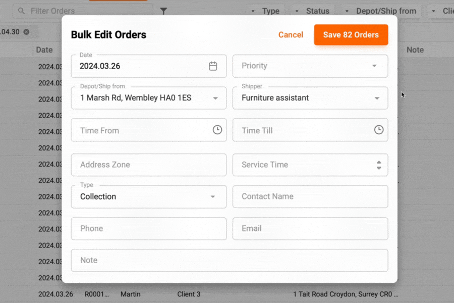 Edit your orders in bulk on Track-POD