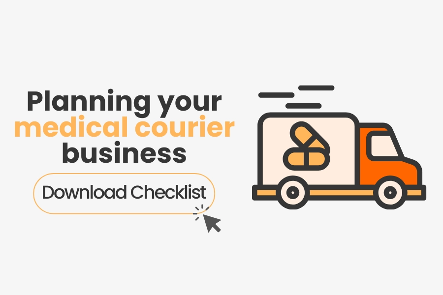 How to start a medical courier business checklist