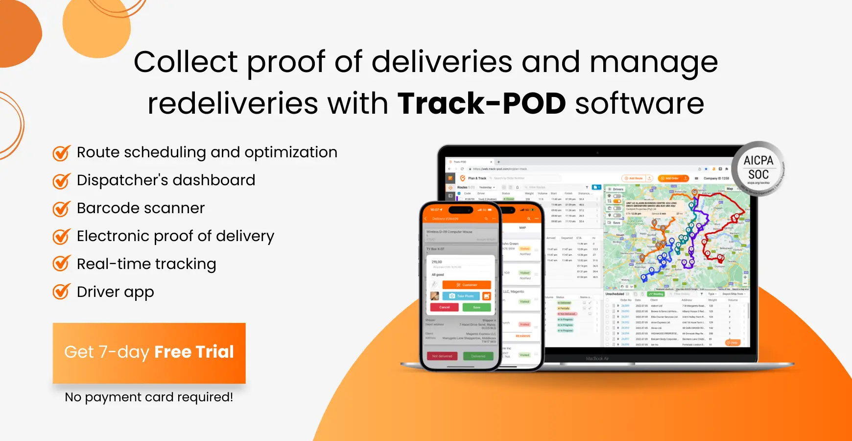 manage redeliveries with Track-POD