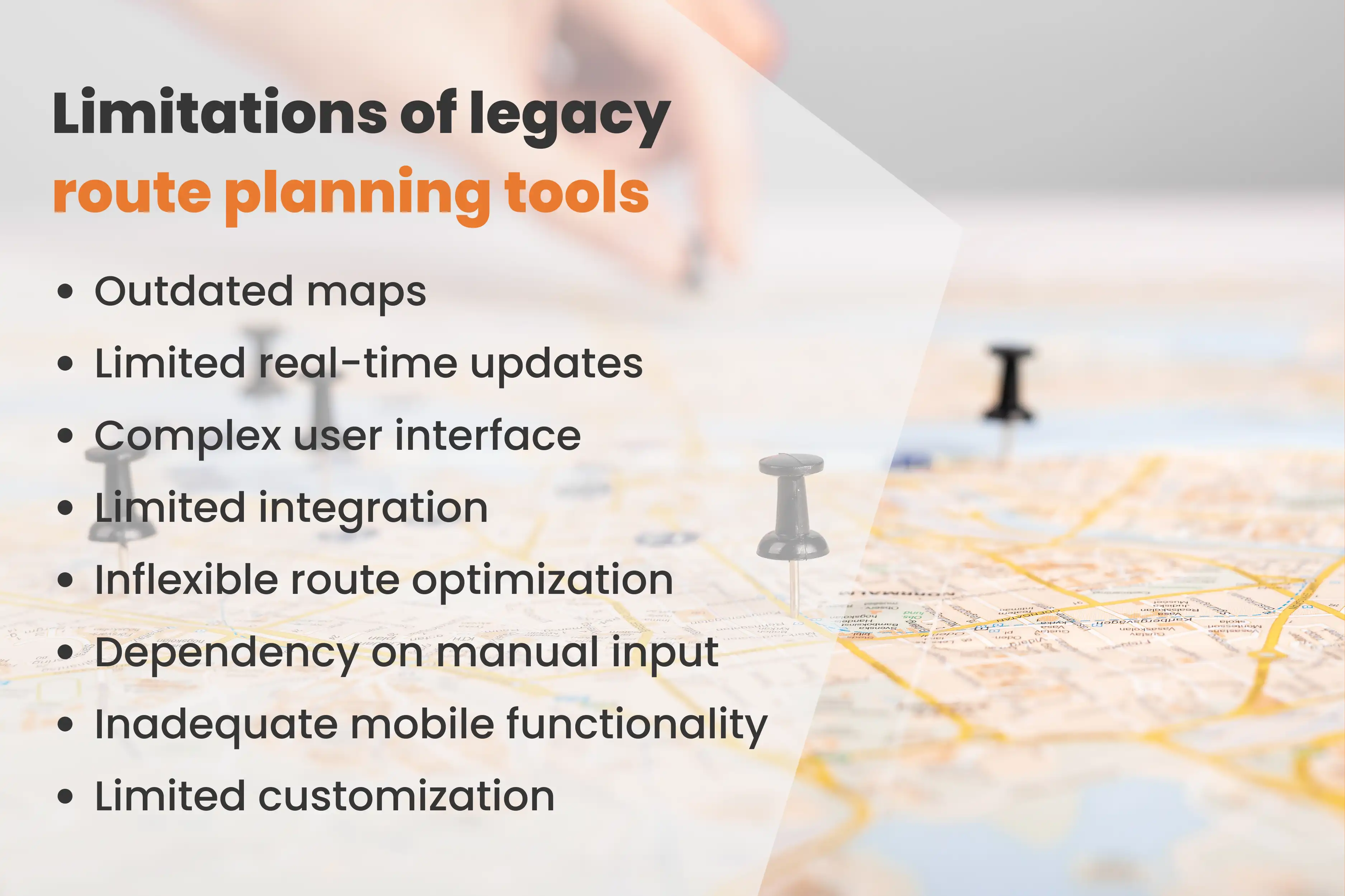Microsoft Streets and Trips had some limitations that the modern route planning software alternatives have already solved