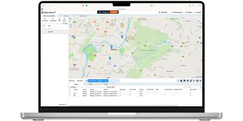 OptimoRoute is an easy-to-use toure planning software that is tricky to deal with when planning multiple routes