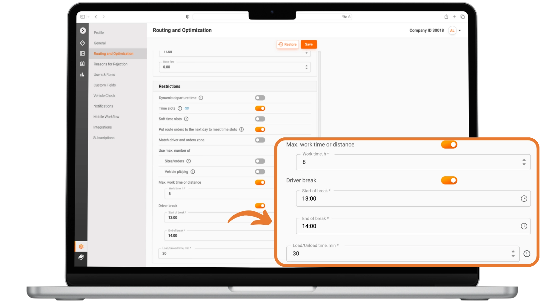 Track-POD helps you manage route in accordance to ELD short-haul exemptions