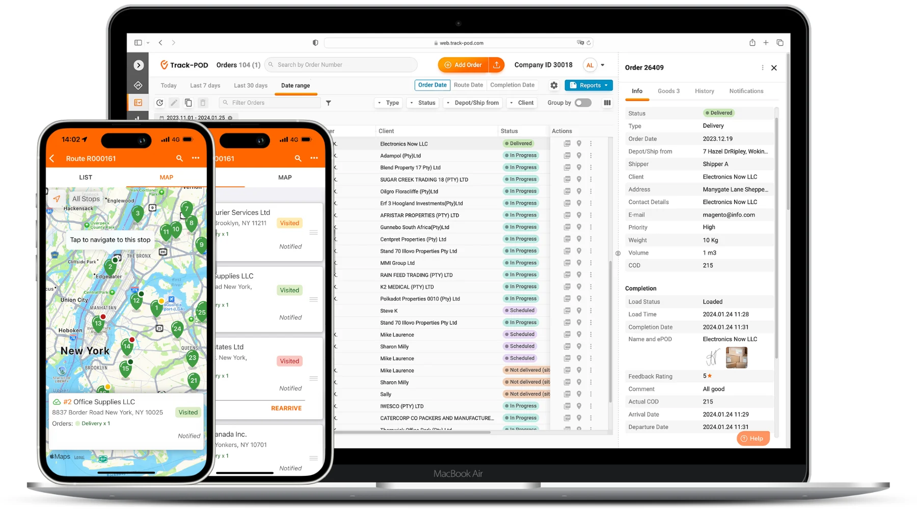 Track-POD's transport management solution (TMS) is an example of using software to cut costs in wholesale operations.