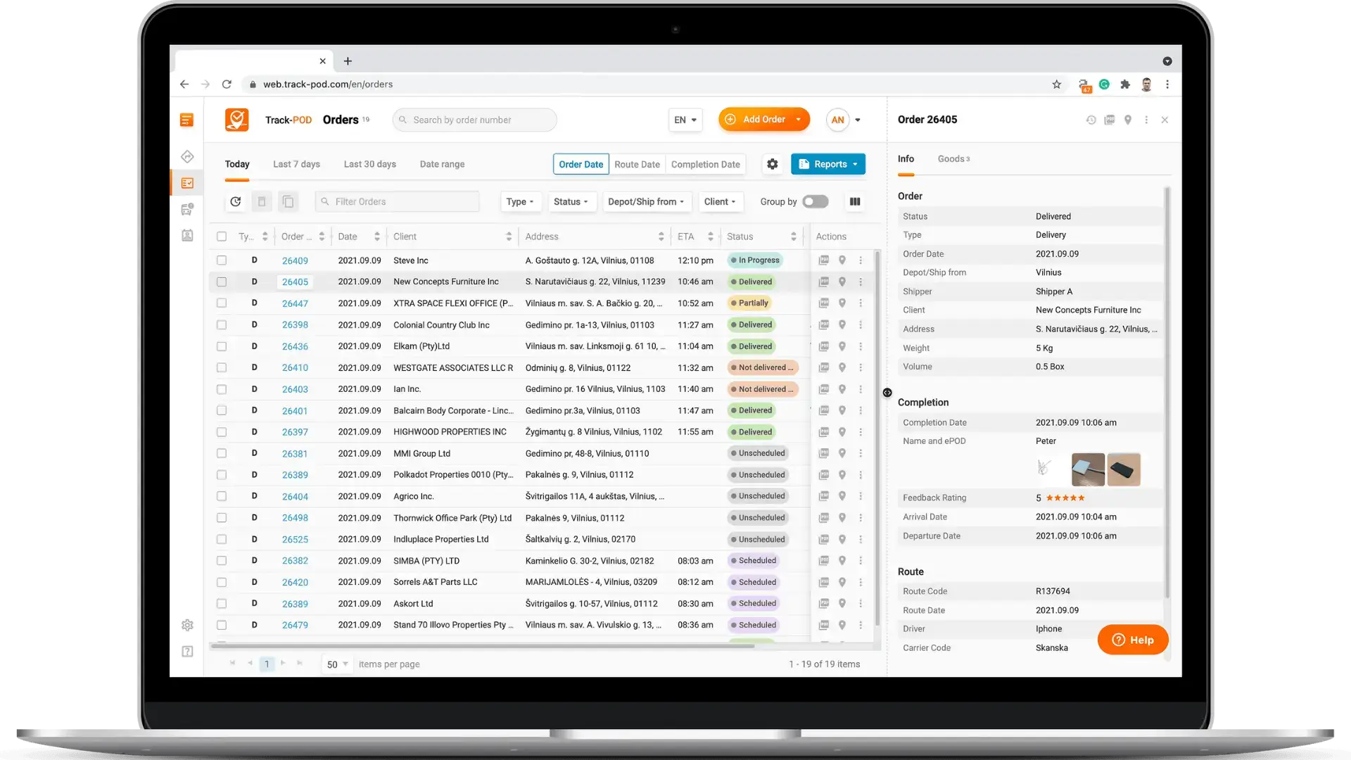 Cloud-based courier software for your business image