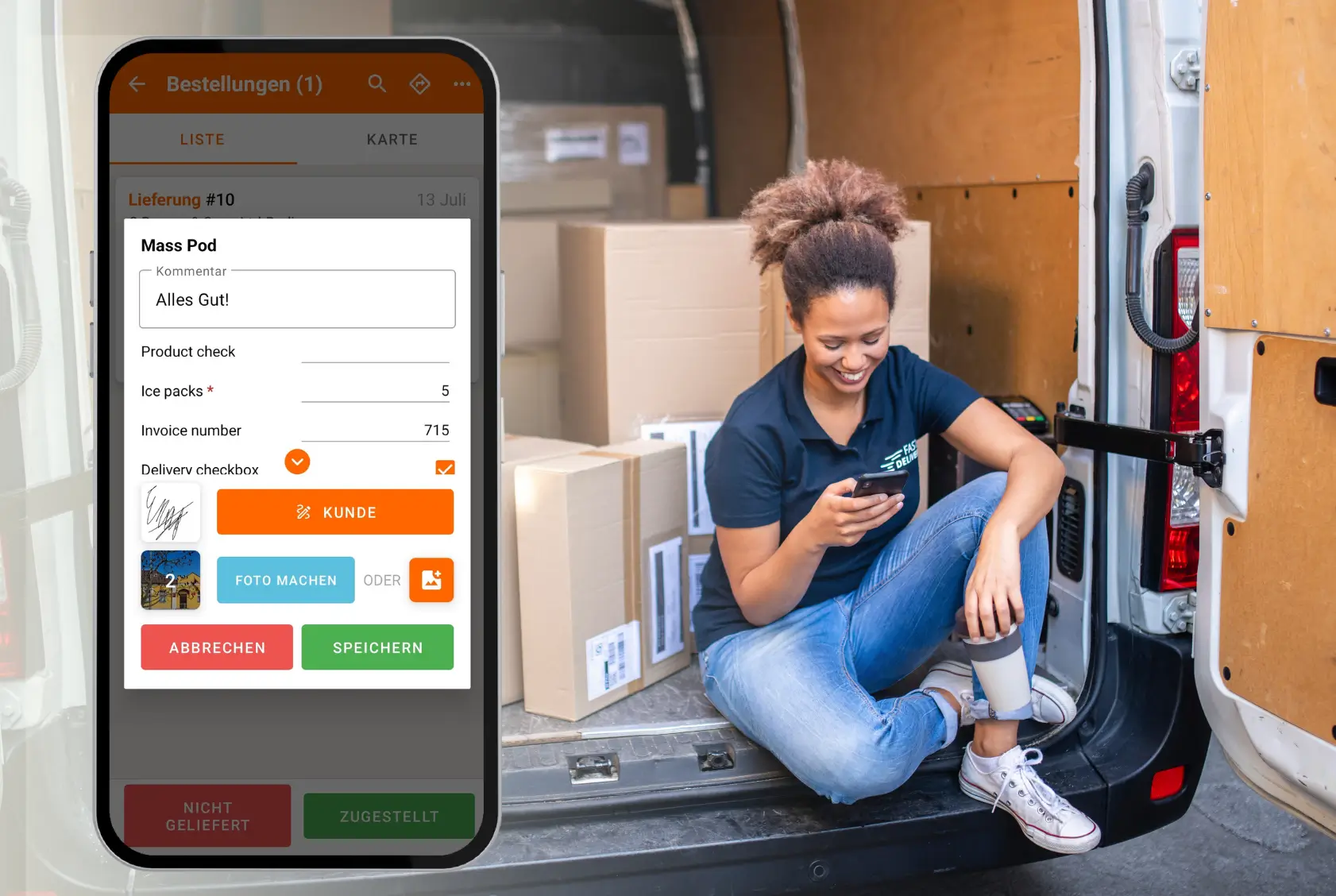 App fuer Ihre Fahrer