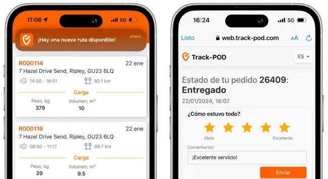 Alta satisfaccion del cliente