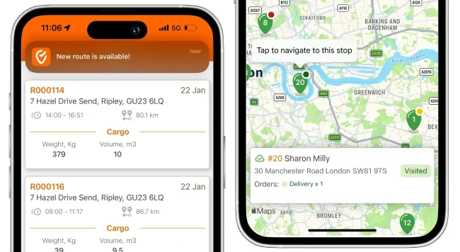 Uzduociu paskirstymas kelyje