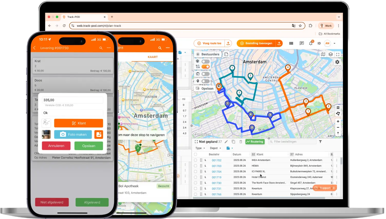 Last mile logistieke software