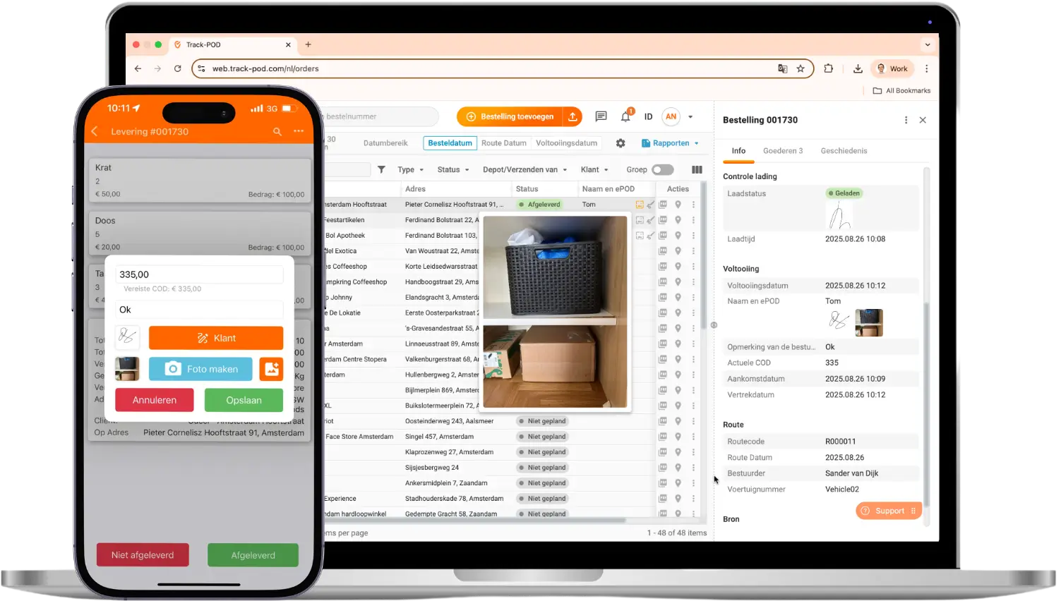 Probeer last mile software gratis