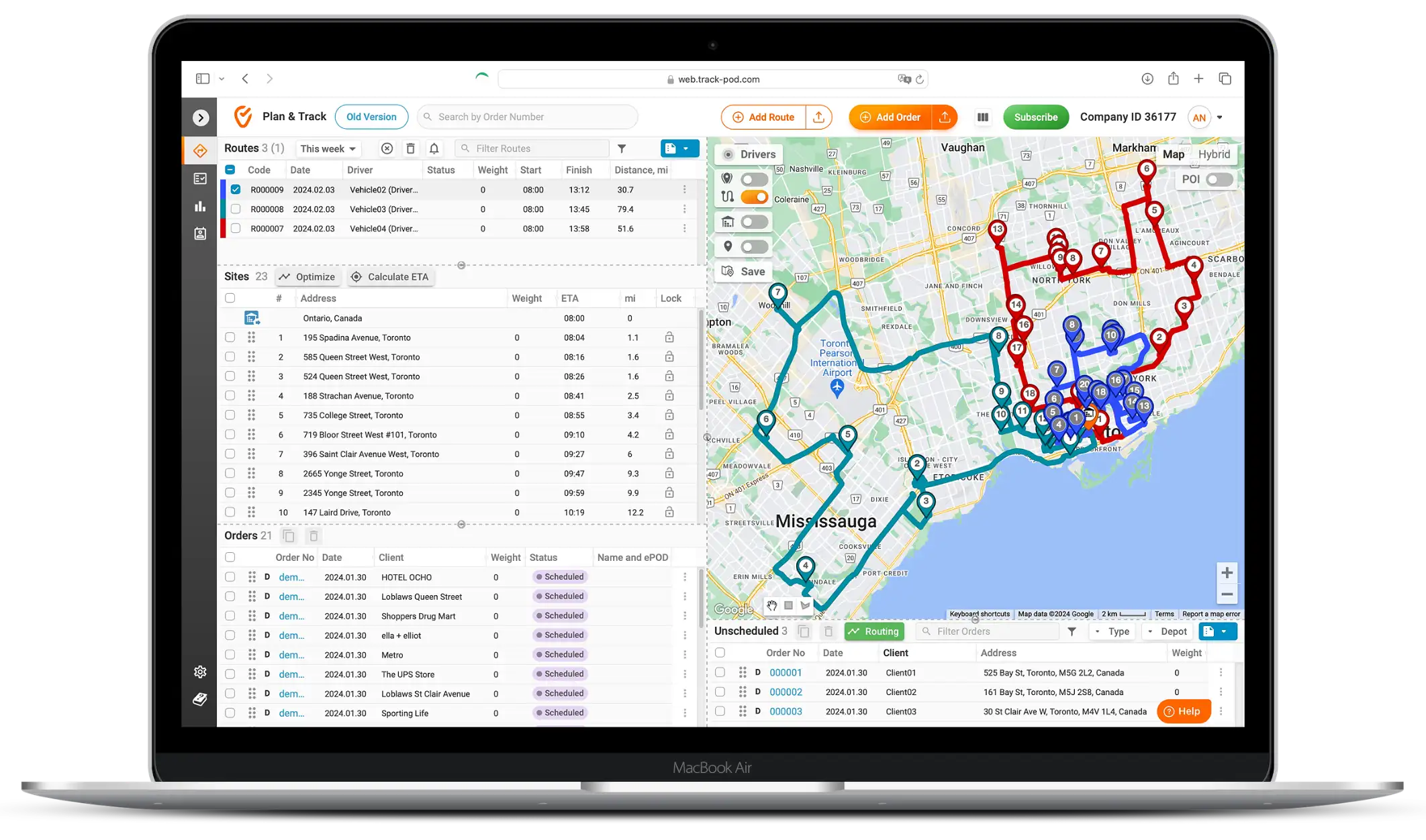 route planning software