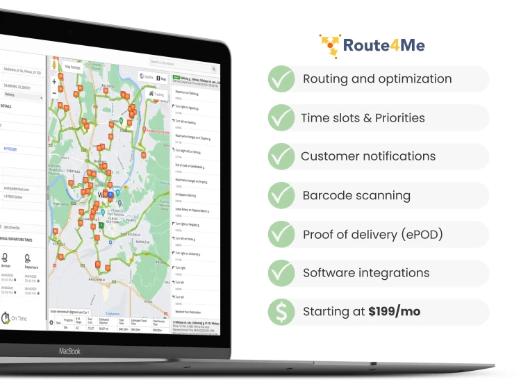 Route4me meal delivery software