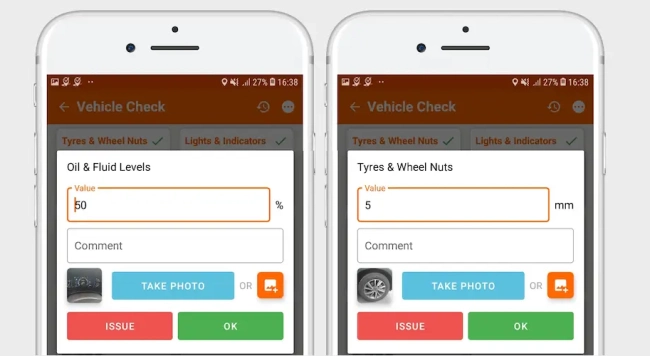 Appli aux multiples fonctions pour l'inspection des défauts