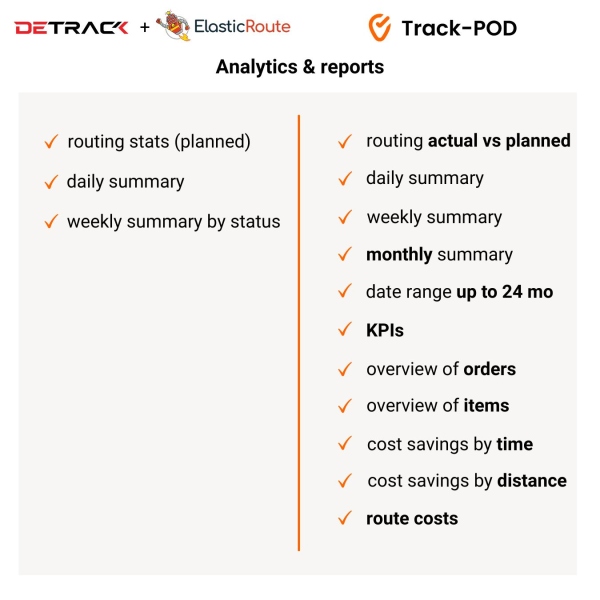 detrack vs trackpod analytics