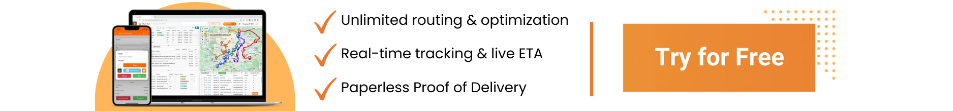 try track pod banner