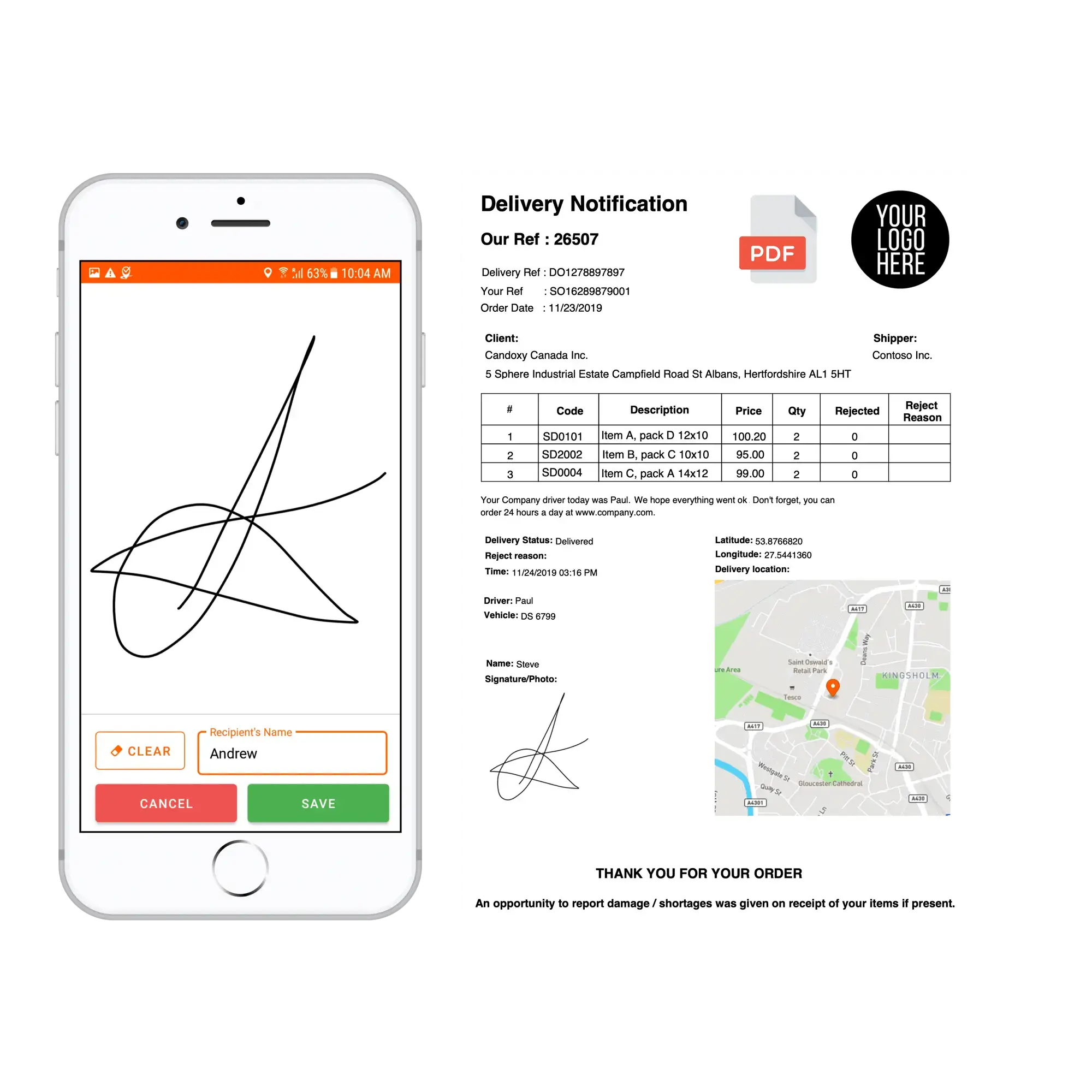 Track-POD Proof of Delivery App for your Electronic Signature image