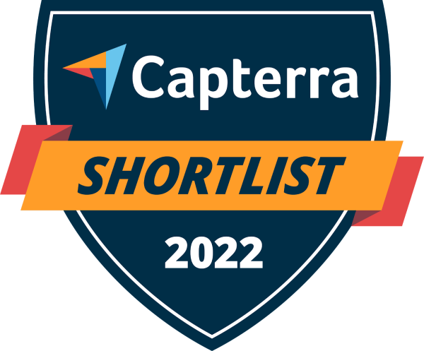 capterra shortlist badge 2022