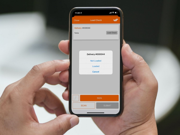 load confirmation by signature