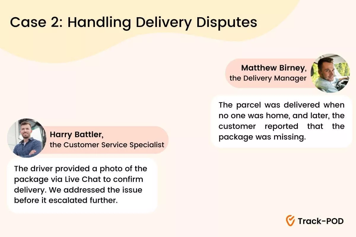 Handling Delivery Disputes