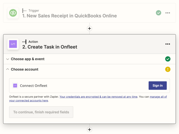 onfleet quickbooks integration