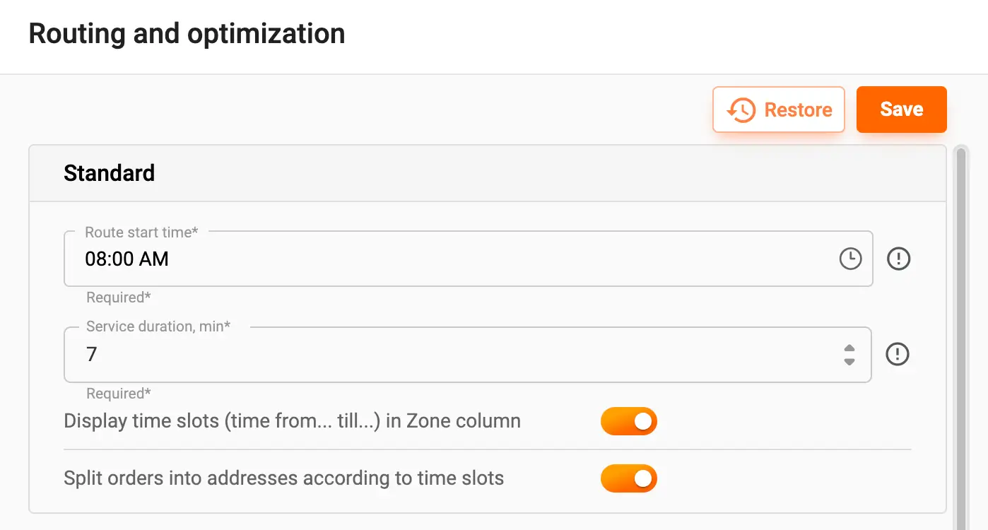 predictive analytics in logistics service time