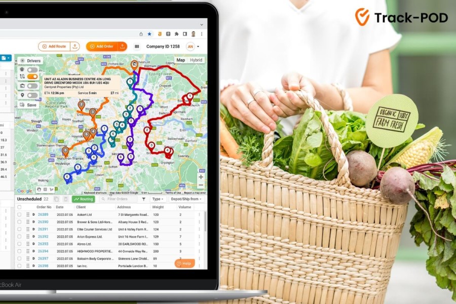 route planning software agriculture delivery