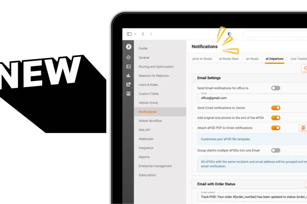 ALL NEW Customer Notifications [Track-POD Web 2.0] image