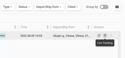track and trace from order analytics