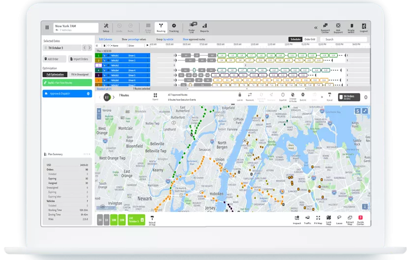 workwave route manager tracking gps device